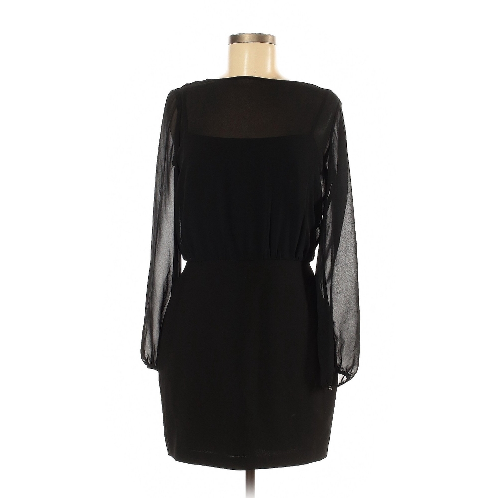 Banana Republic sheer top, long sleeve dress